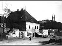 historick foto Podskalsk celnice na Vtoni - Praha 2 (muzeum)