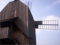 Větrný mlýn - Klobouky u Brna (technická zajímavost)