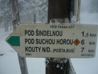Bl sloup (rozcestnk) - 