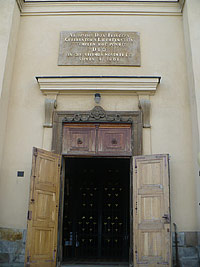 kostel - esk Tebov (kostel) - vstupn portl