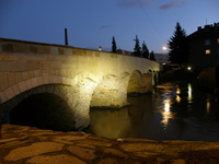 Svatojnsk most -  Litovel (most) - v noci