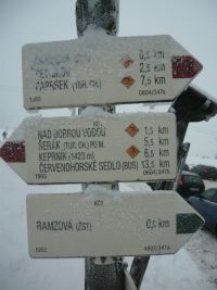 Ramzov - dol.st.lanovky (rozcestnk) - 