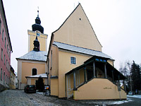 Kostel sv. Jana Ktitele - umperk (kostel) - Vchod do kostela
