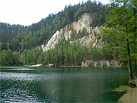 Jezero pskovna - Adrpach (zaplaven lom) - 