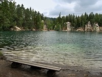 Jezero pskovna - Adrpach (zaplaven lom) - Adrpach lom 2