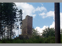 Orlk  Humpolec (zcenina hradu) - Bergfrit