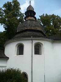 Rutunda sv. Kateiny - esk Tebov (rotunda) - zvonika na rotund