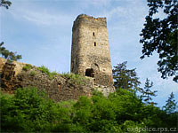 Hrad Libtejn (zcenina hradu)