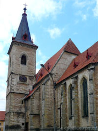 Farn kostel sv. M Magdalny - Chvaliny (kostel) - Kostel