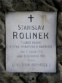 Socha Stanislav Rolnek - Boitov (nhrobek) - Pomnk