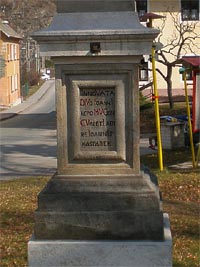 Socha sv. Jana Nepomuka - Doubravnk (drobn pamtka) - Detail