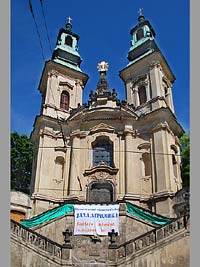 Kostel Jana Nepomuckho - Praha 2 (kostel) - Prel kostela