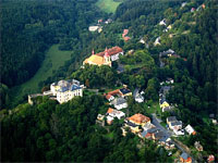 Rabtejn nad Stelou (osada) - Leteck pohled