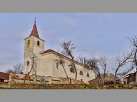 foto Kostel sv. Vclava se sochou a kem - Pedn (kostel)