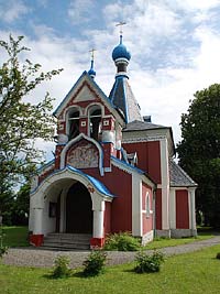 Pravoslavn chrm Sv.Ludmily - imice (kostel) - Pravoslavn chrm