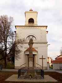 Kostel sv. Bartolomje - Hlohovec (kostel) - eln pohled