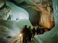 foto Eisriesenwelt - Rakousko (ledov jeskyn)