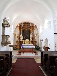 Kostel Nanebevzet Panny Marie - Velk Pavlovice (kostel) - Interir kostela