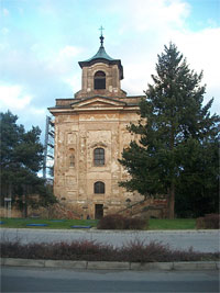 Kostel sv. Barbory - Mantn (kostel) - Kostel