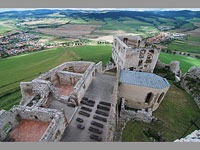 Spisk hrad - Slovensko (zcenina hradu) - Jdro hradu z ve