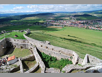 Spisk hrad - Slovensko (zcenina hradu) - st opevnn stednho ndvo