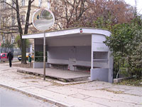 ekrna tramvaje Obiln trh - Brno (architektonick zajmavost) - 