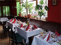 U ernho konka - esk Budjovice (restaurace) - Interir restaurace