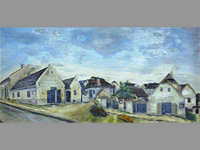 Hebe (obec) - obraz hospody u Oplt autor p.Ppala