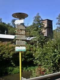 Rozcestnk - Klamova hu (rozcestnk) - Rozcestnk.