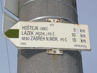 Hotejn - rest., bus (rozcestnk) - 