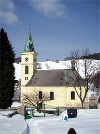 Kostel sv. Frantika z Pauly - Albrechtice v Jizerskch horch (kostel) - Kostel