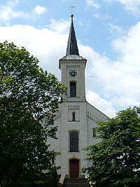 Kostel Nanebevzet Panny Marie - Staov (kostel) - prel s hlavnm vchodem