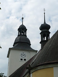 Kostel svatho Ondeje - Vendol (kostel) - zvonice, detail