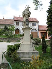 Socha sv. Jan Nepomucký - Otaslavice (socha)