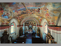 Kostel sv. Barbory - umperk (kostel) - Stropn fresky