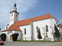 Kostel sv.Jakuba Vtho - Olbramovice (kostel) - Olbramovice kostel