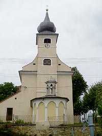 Kostel sv. Filipa a Jakuba - Pavlice (kostel) - eln pohled