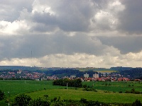 Jedovnice (mstys) - Jedovnice - pohled od Rudice