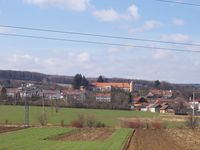 Pten (obec) - Pten - pohled na obec od vchodu