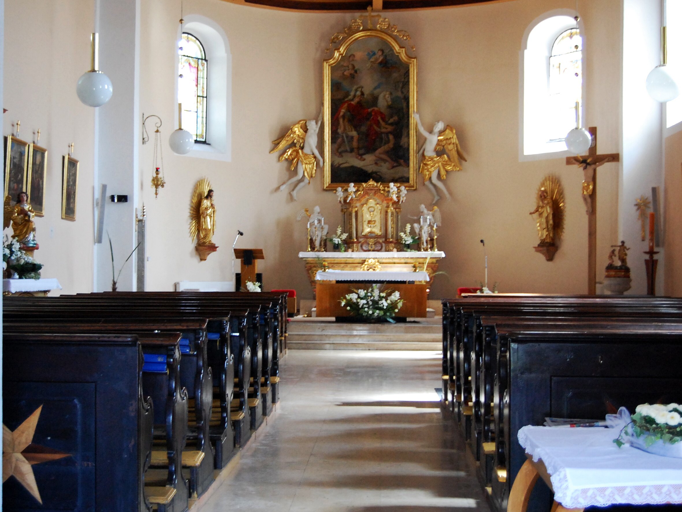 Kostel sv. Martina - Jmy (kostel) - Interir kostela