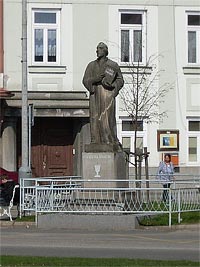 Socha Jana Husa - Soběslav (socha)