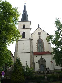 Kostel Poven Svatho ke - Litomyl (kostel) - prel s hlavnm vchodem