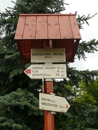 Bukov hora - vrchol (rozcestnk) - Rozcestnk