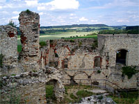 Koumberk (zcenina hradu) - Zbytky palce
