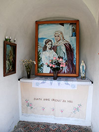 Kaplika sv. Anny - Bludov (kaplika) - Interir kostela