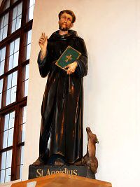 Kostel sv. Jilj - Brno-Komrov  (kostel) - Patron kostela sv. Jilj (Aegidius)