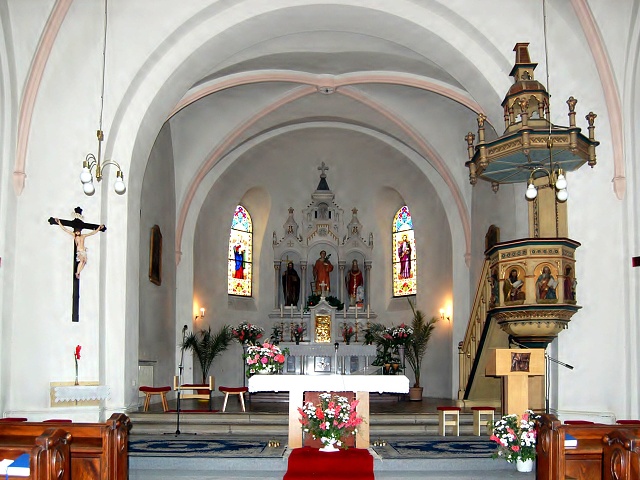 Kostel sv. Vavince -  Brno-Komn (kostel) - Interir kostela