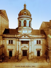 historick foto Kostel Svat Rodiny - Brno, Grohova (kostel)