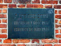 Židovský hřbitov - Brno (hřbitov) - Základní kámen z roku 1852