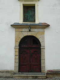 Hbitovn kostel svatho Jilj - Svitavy (kostel) - vstupn portl